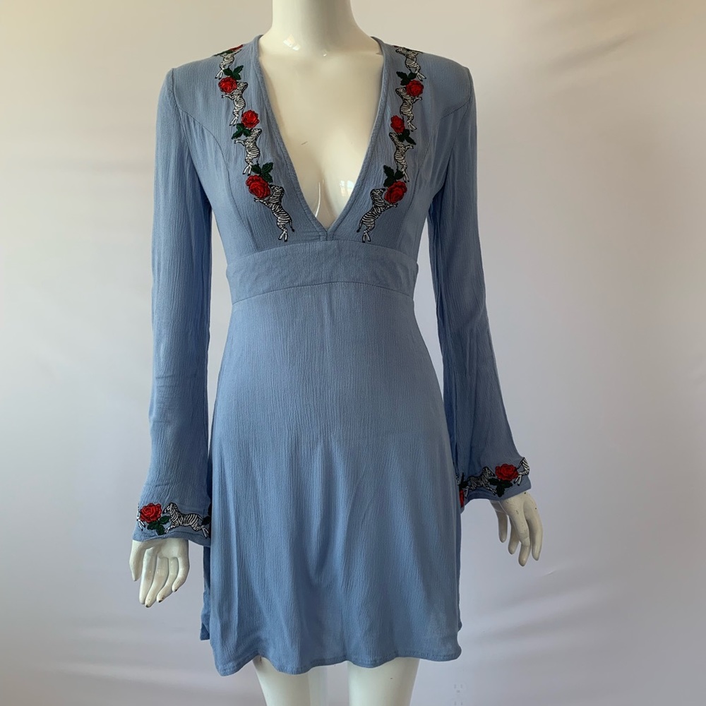 Kiss The Sky XS Blue Dress